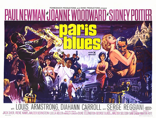 Projection en plein air de « Paris Blues »