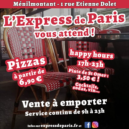 L'Express de Paris est ouvert